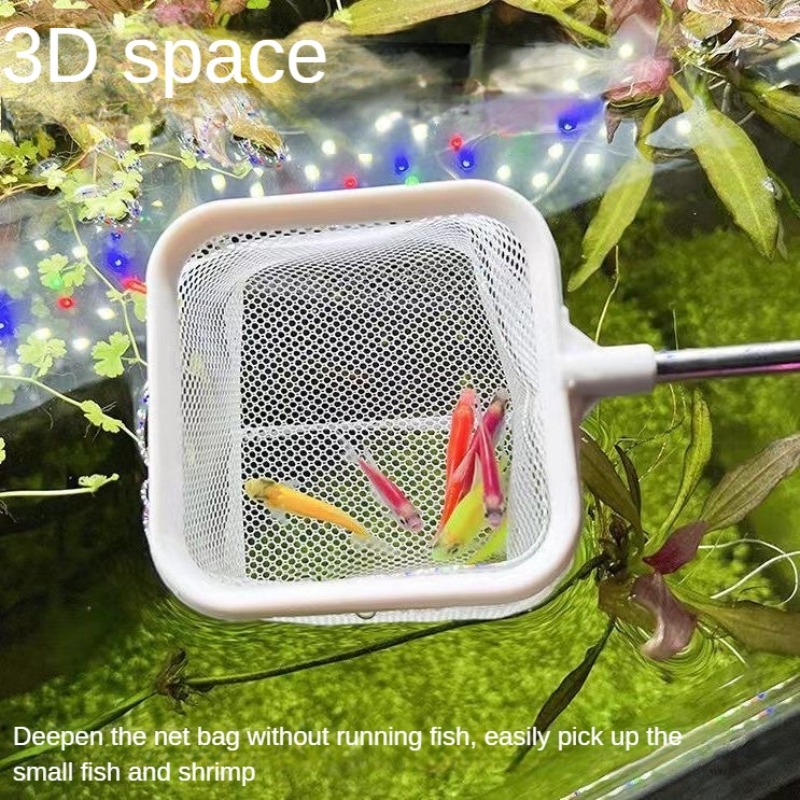 Aquarium Fish Net Small - Aquarium 3D Fish Fishing Net Stainless