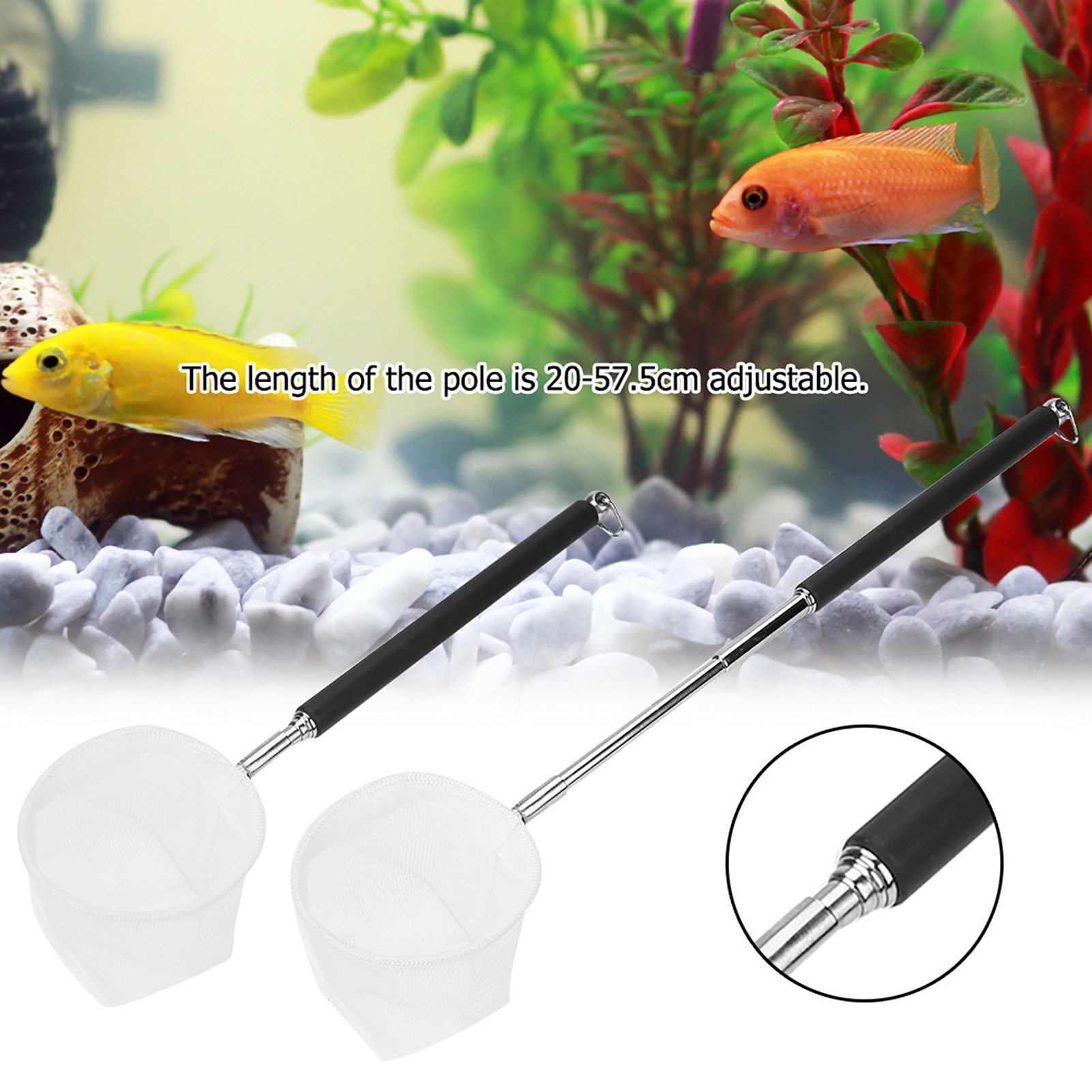 Adjustable Aquarium Fishing Ne - Aquarium Fish Net Small review and price