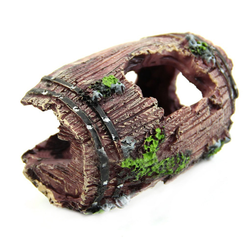 Aquarium Artificial Barrel Cav - Aquarium Fish Background review and price