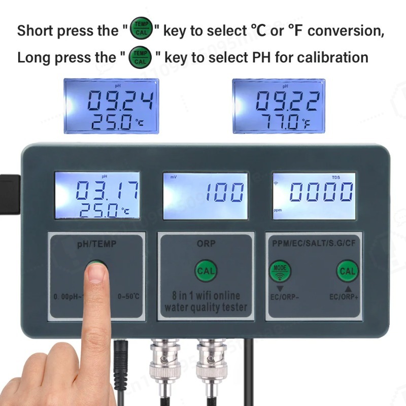WiFi Digital PH ORP TDS EC Sal - Aquarium Fish In Online review and price